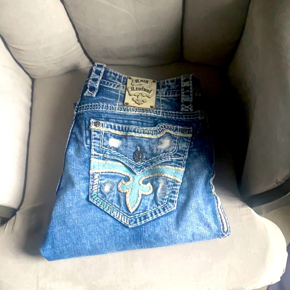 Men’s rock revival jeans